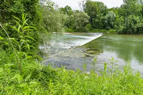 Einleitungsbauwerk bei Isar-Fluss-km 130,300 © FRM II / TUM